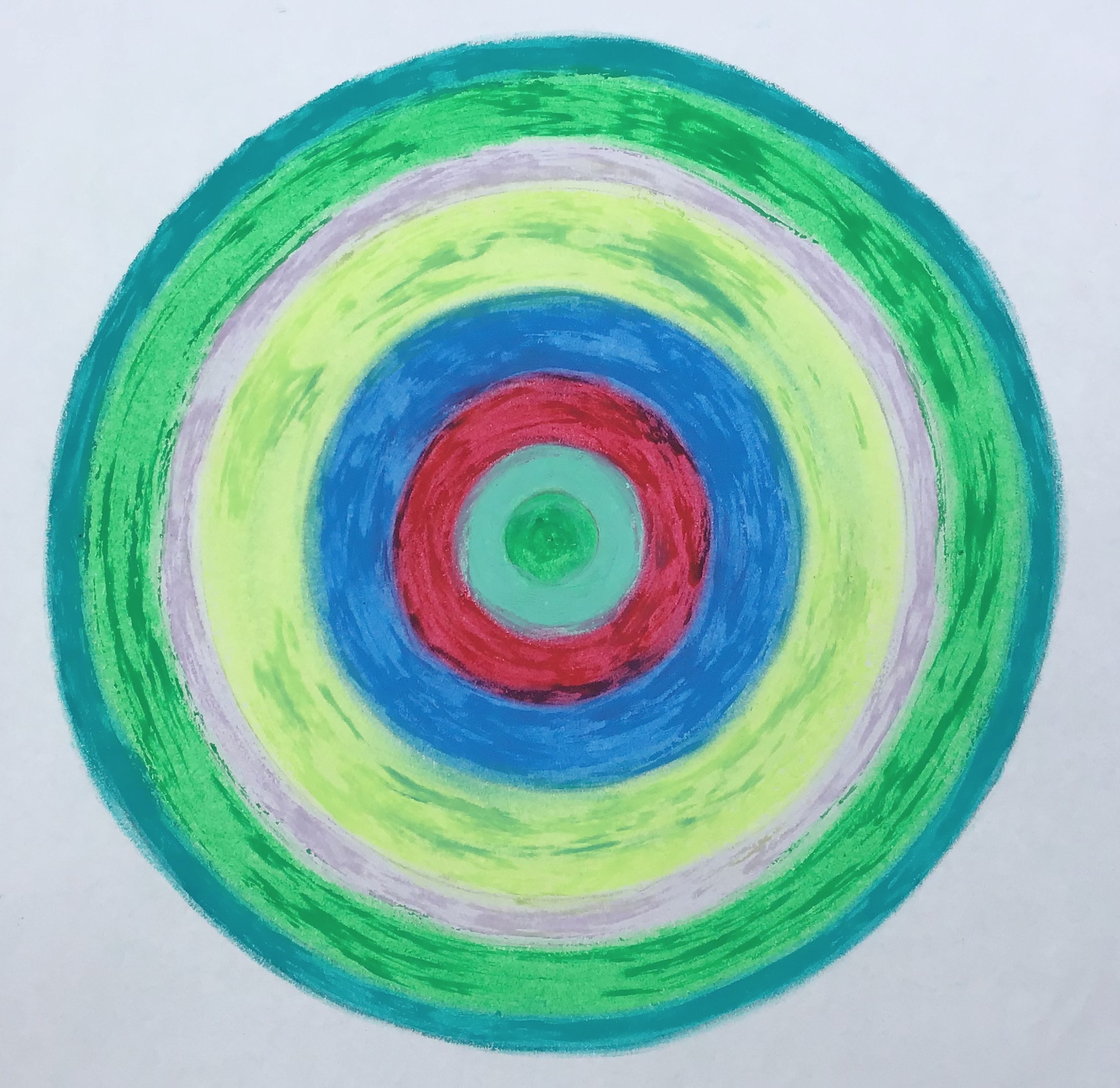 Halo #2 - Oil on Pastel - 9 x 9 - 2011